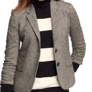 J Crew Grey Schoolboy Blazer Size 6